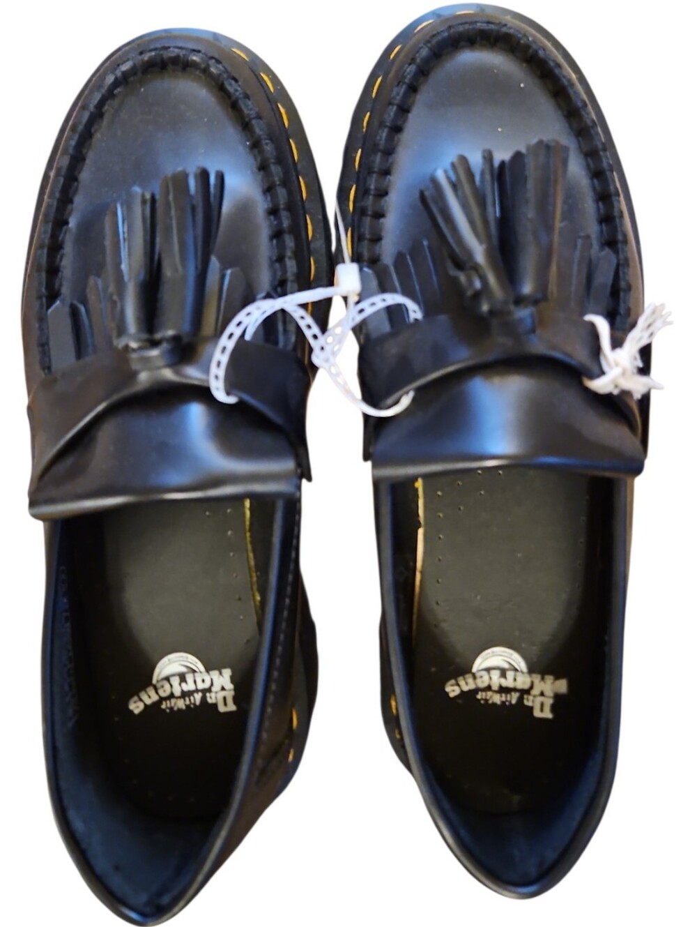 NWT Dr. Martens Adrian Quad Platform Tassel Loafers Black 7 - Picture 6 of 7